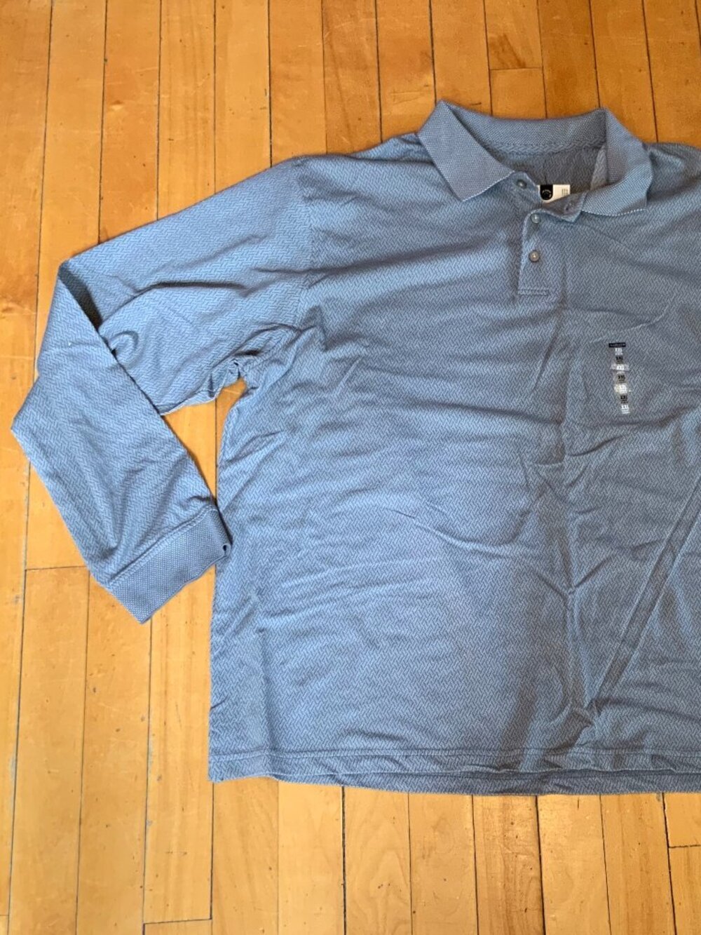 Van Heusen Studio long-sleeve Herringbone Polo
